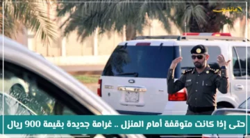 يشمل المتوقفة أمام المنزل.. غرامة 900 ريال جديدة على السيارات في السعودية 1